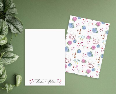 Custom Notepads with Hand Painted Patterns