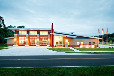 Hendersonville, NC Fire Department facilities built by Cooper Construction