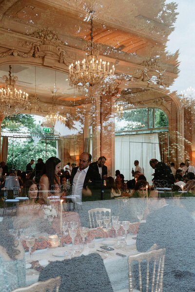 wedding reception detail Paris france