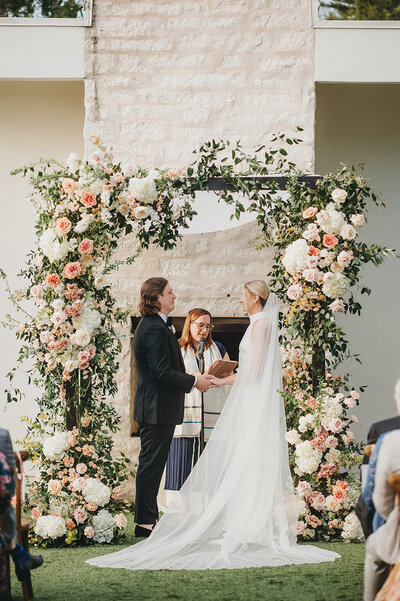 Jewish wedding chuppah at The Arlo planned by Bianca Nichole and Co