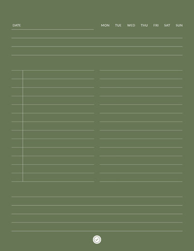 Notebook No 12 Digital Planner by Click 2 Plan-137