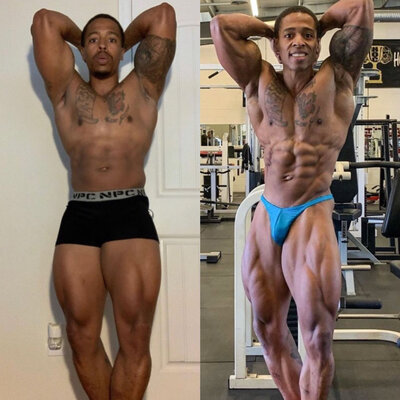 Bodybuilding transformation