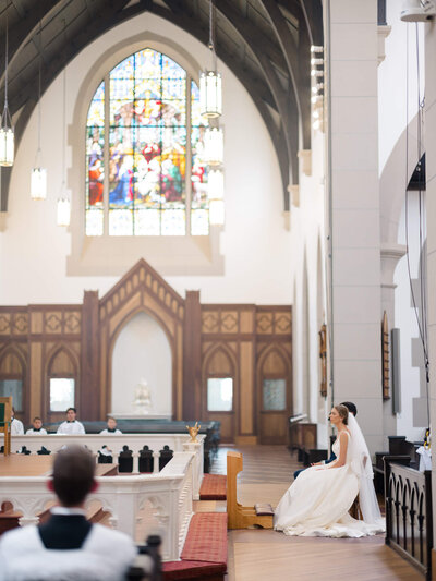 Bride and Groom taking portraits at The Boathouse at Sunday Park. Captured by Washington DC Wedding Photographer Bethany Aubre Photography.