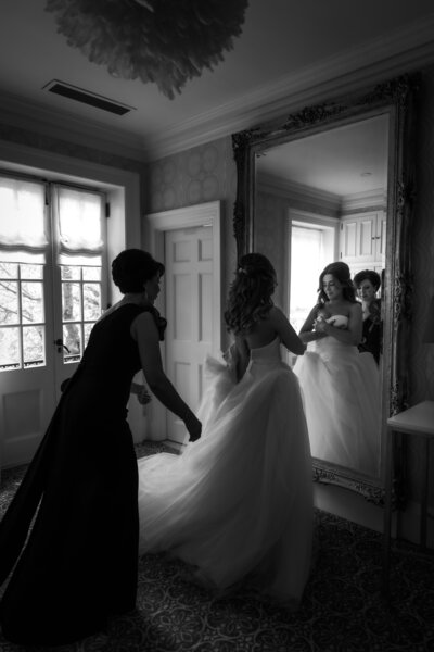wedding photos at Coffee Oysters & Champagne Bar in Toronto