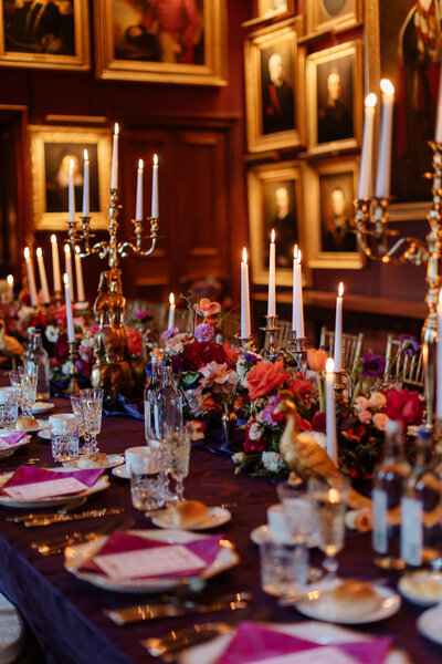 an abundantly styled wedding with a luxurious cohesive design