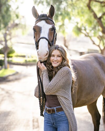 Horse and Rider in Moorpark California