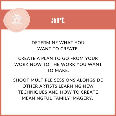 details about creative development portion of a mastermind for female family photographers