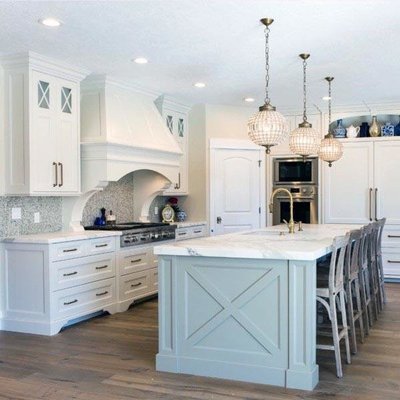 white kitchen remodel glendale