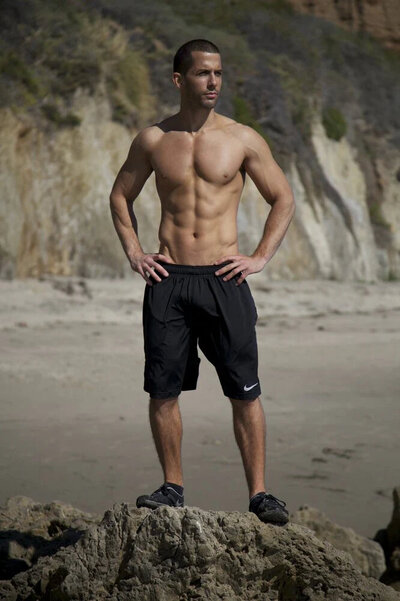 Photo of Miguel Novo on a beach