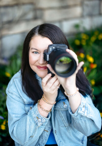 Petal and Stone Photography founder Ann, capturing senior portraits in Central Florida with a signature artistic heirloom-focused style.