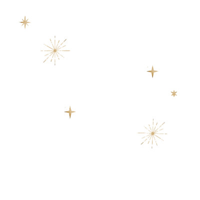 Graphic of gold stars