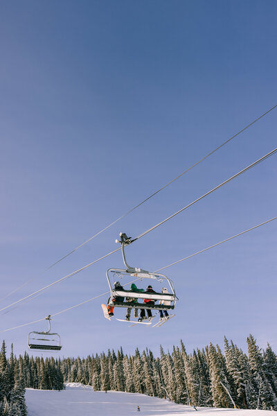 Winter Chair lift at Copper Mountain