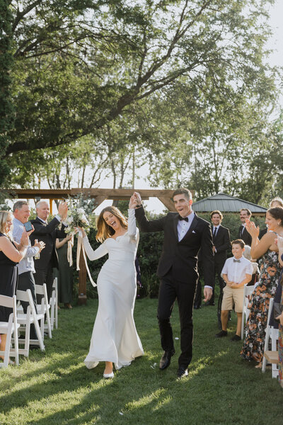 couple laughing during wedding reception - barcelona wedding photographer