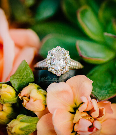 Jackson Hole photographers capture ring details from summer elopement