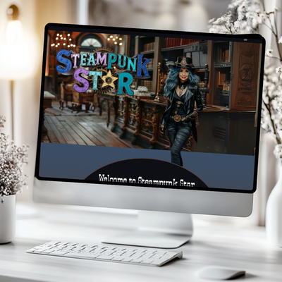 Steampunk Star - Branding Element - Shop14