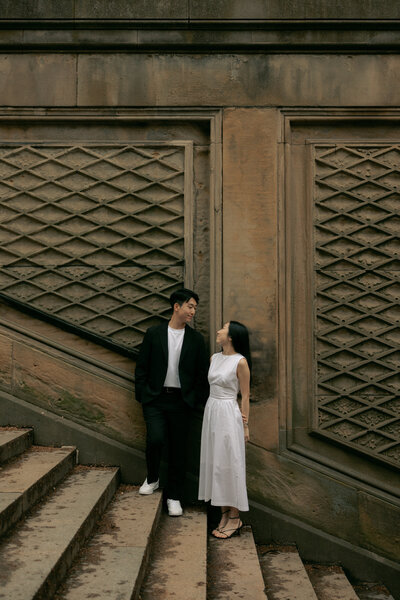 Engagement photos in Central Park in NYC