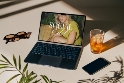 The Social Edit Mockup