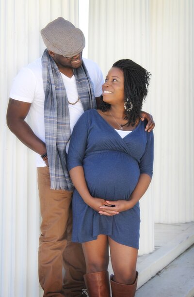 Glen & Yvette Henry maternity shoot for first child.