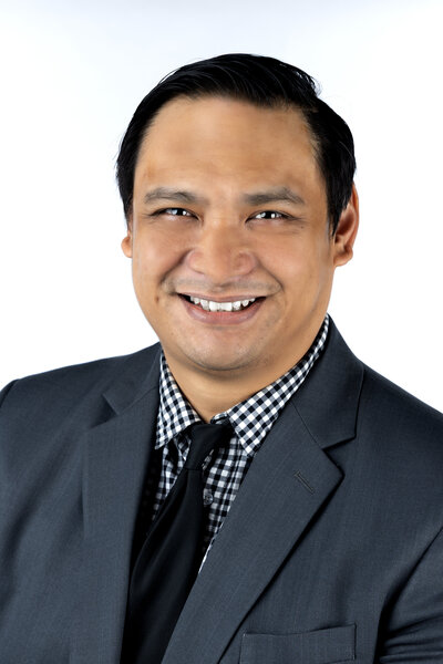 Smiling portrait of John ‘Slappy’, tech-savvy DJ and production expert at Charizma Entertainment in Chicago