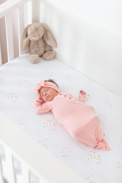 at home newborn photo session in Rhode Island