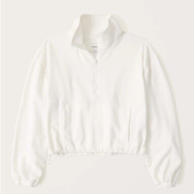 Cinched Half-Zip Core Fleece Sweatshirt