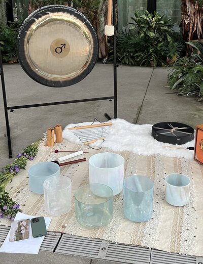 Crystal Singing Bowl Workshop in San Diego with master sound healer Jazmine Amelia