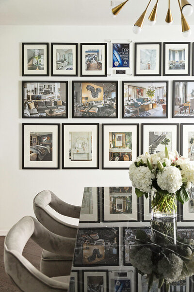 conference room gallery wall