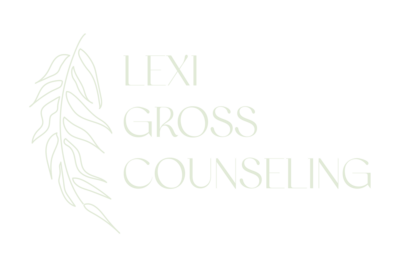 Lexi Gross Counseling PLLC Logo, which links to the website home page