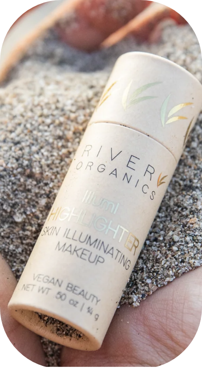 Experience excellence in vegan makeup with River Organics, recommended by Christel Hughes, for natural beauty and sustainability.