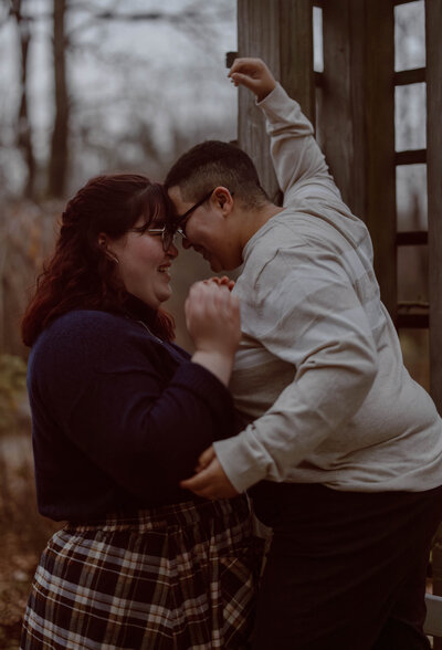 LGBTIQA+ Couple Engagement at the Park of Roses