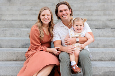 Groom kisses brides cheek before their Floridan Palace wedding in Tampa