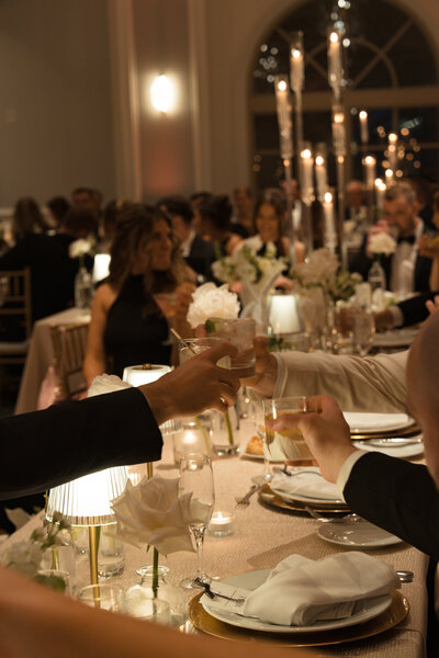 An exquisite wedding reception experience, thoughtfully designed by Watters & Co. Events at The Ritz-Carlton Sarasota—where intentional design meets effortless elegance