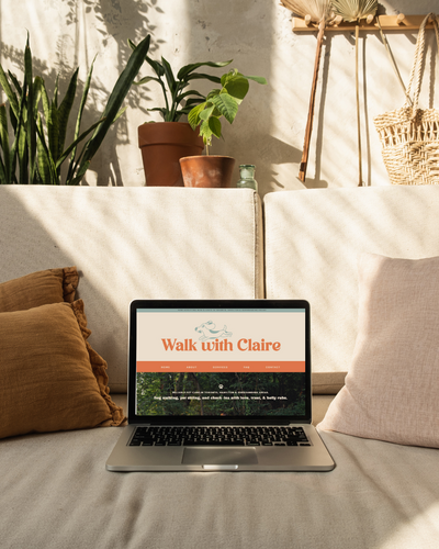 NK Web Design Co. client website for a dog walking business