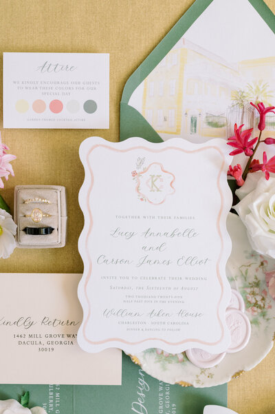 Denver Colorado semi-custom wedding invitations TDC
