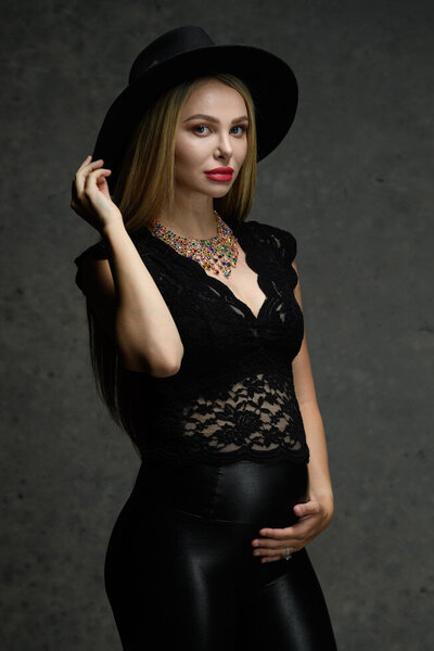 Maternity Black Hat