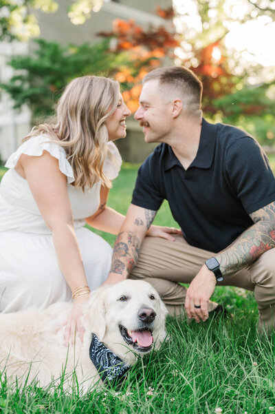 Louisville Kentucky Couple Smiling