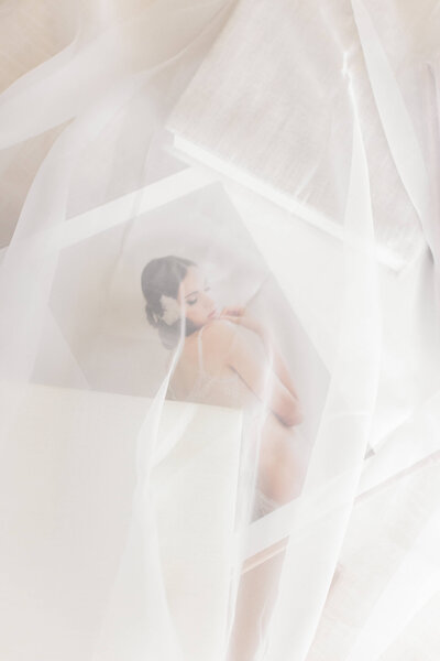 stunning image of album featuring maternity photographer client in Omaha