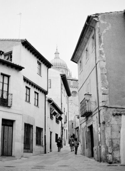 walking the towns in europe