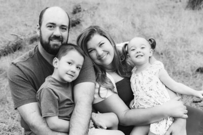Hope's family of four.