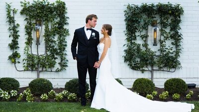 Bride and Groom enjoying their wedding day at Ritz Charles in Indianapolis.
