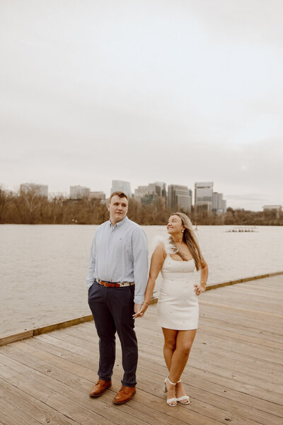 Bride and Groom share a first dance during their wedding day