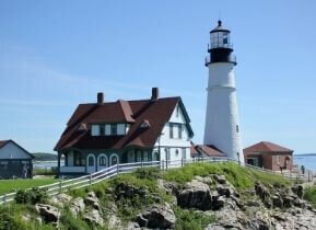 Portland Headlight in Cape Elizabeth, ME