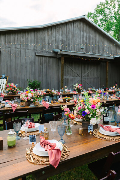 North georgia wedding venue with outdoor reception