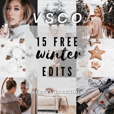 itsmodernmillie VSCO Winter Edits