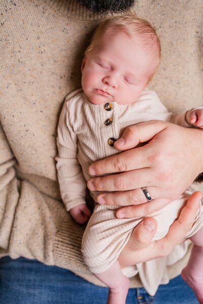 newborn photography session eau claire