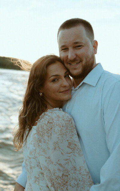 couple looking at camera