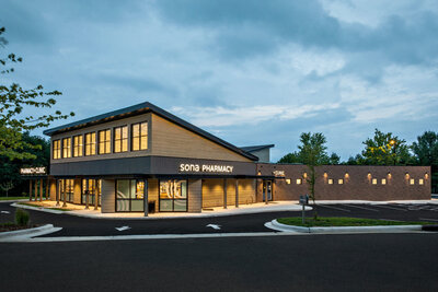 Sona Pharmacy & Clinic, built by Cooper Construction