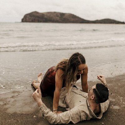 Capturing the quiet moments, electric glances, and deep connection between you and your love. From heartfelt proposals to relaxed engagement sessions, Elk & Fir tells your story through soulful, candid imagery.

Byron Bay couple session Featured on June Bug Weddings