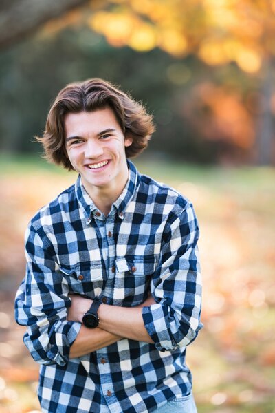 Seattle senior portrait at Luther Burbank Park