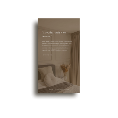 Boho Instagram story template for photographer